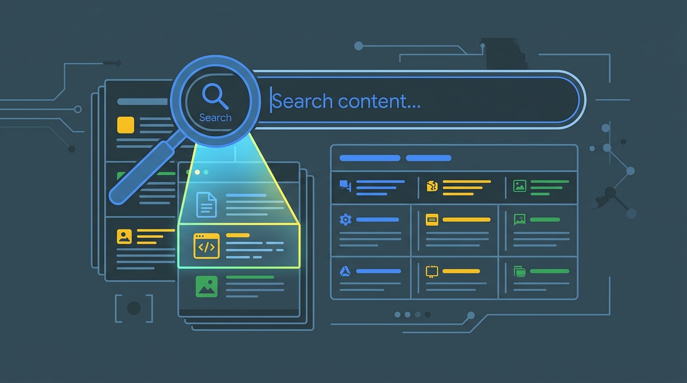 Illustration representing search bar code integration